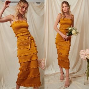 V. Chapman The Lily Dress in Chai Tea Size 2